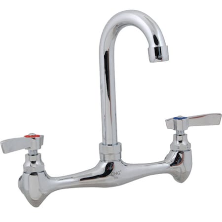 Component Hardware Faucet, 8"Wall , Gsnk, Leadfree K13-8000